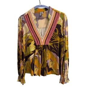 Blank London Petite XS Neckline Detail Ruffle Cuffs